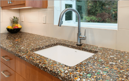 Recycled Glass Countertops Pro Floor Tile