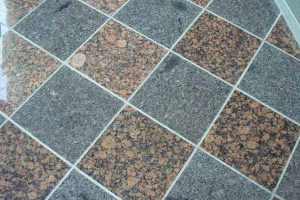 Granite Floor Tile installed by Pro Floor & Tile in Fergus Falls, MN.